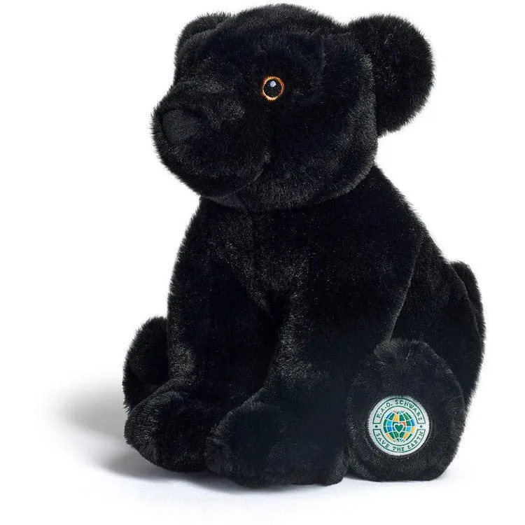 10" Planet Love Recycled Bottle Toy Plush Black Panther