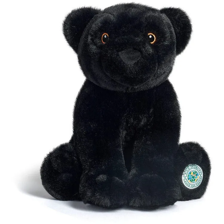 10" Planet Love Recycled Bottle Toy Plush Black Panther