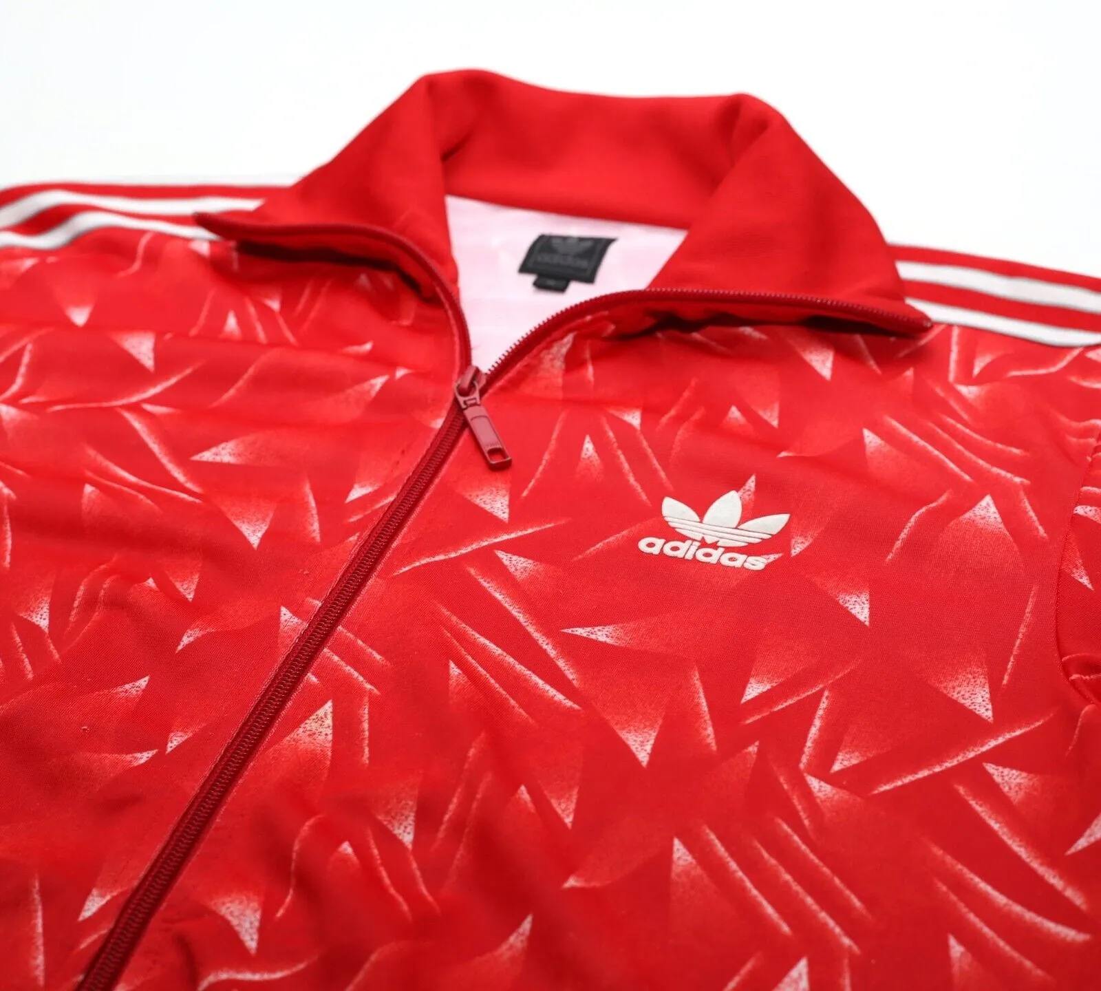 1989/91 LIVERPOOL Retro adidas Originals Candy Football Jacket Track Top (M)