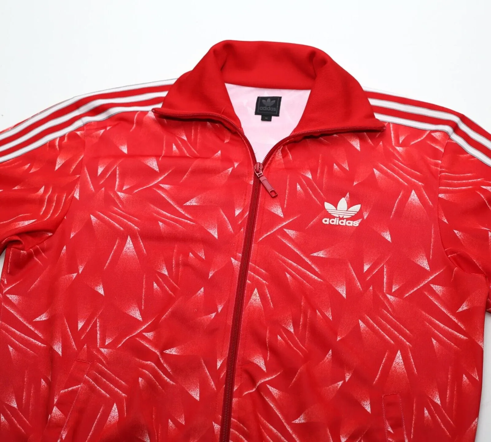 1989/91 LIVERPOOL Retro adidas Originals Candy Football Jacket Track Top (M)