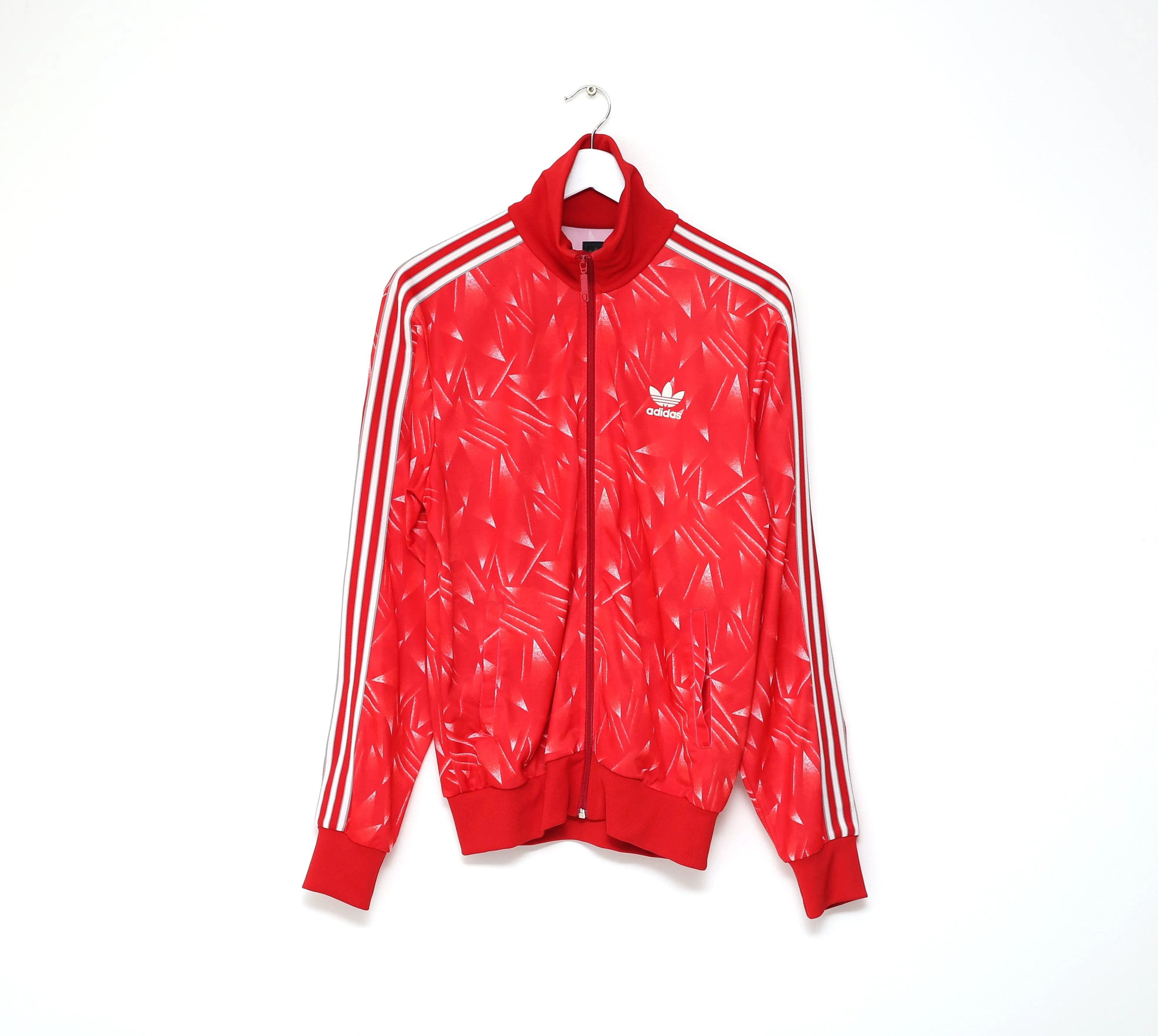 1989/91 LIVERPOOL Retro adidas Originals Candy Football Jacket Track Top (M)