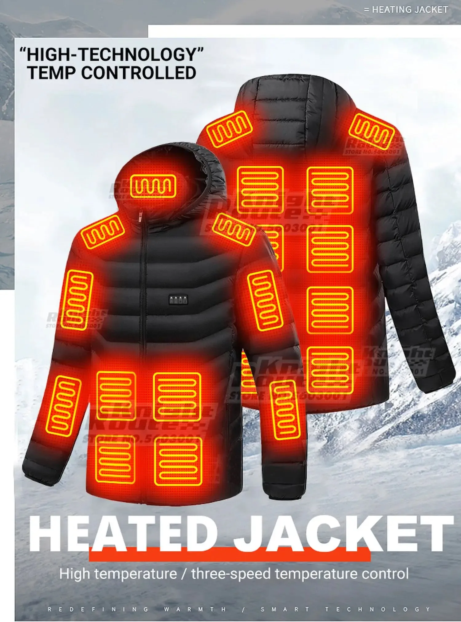 21 Areas Heated Jacket Winter Men's Women's Motorcycle Jacket USB Electric Heating Jacket Heated Vest Moto Thermal Clothing Coat