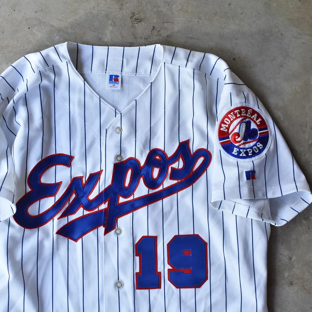 90’s RUSSEL ATHLETIC “MLB Montreal Expos ＃19” ベースボールシャツ USA製 240723