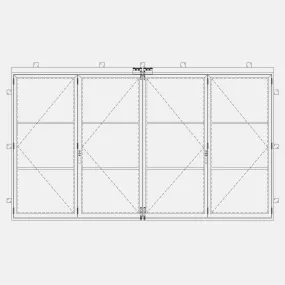 Air 4 with Thermal Break - Center Split Bi-Fold | Customize