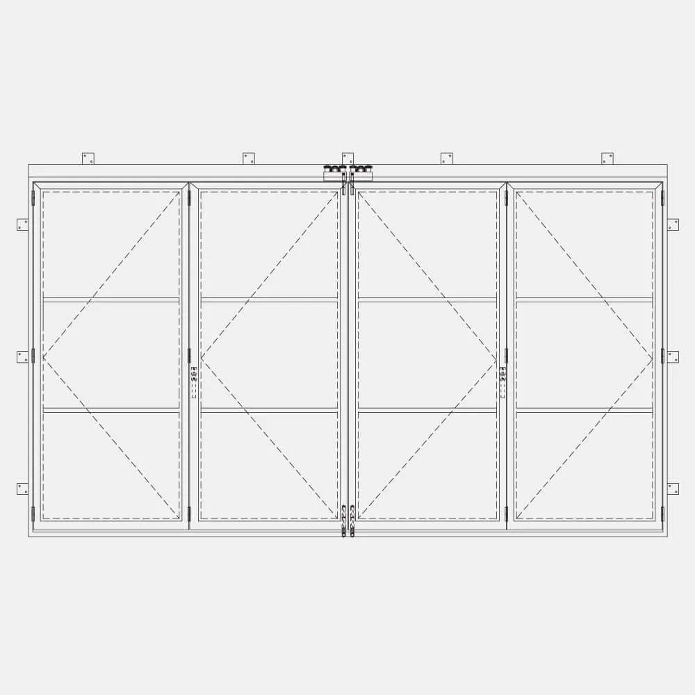 Air 4 with Thermal Break - Center Split Bi-Fold | Customize