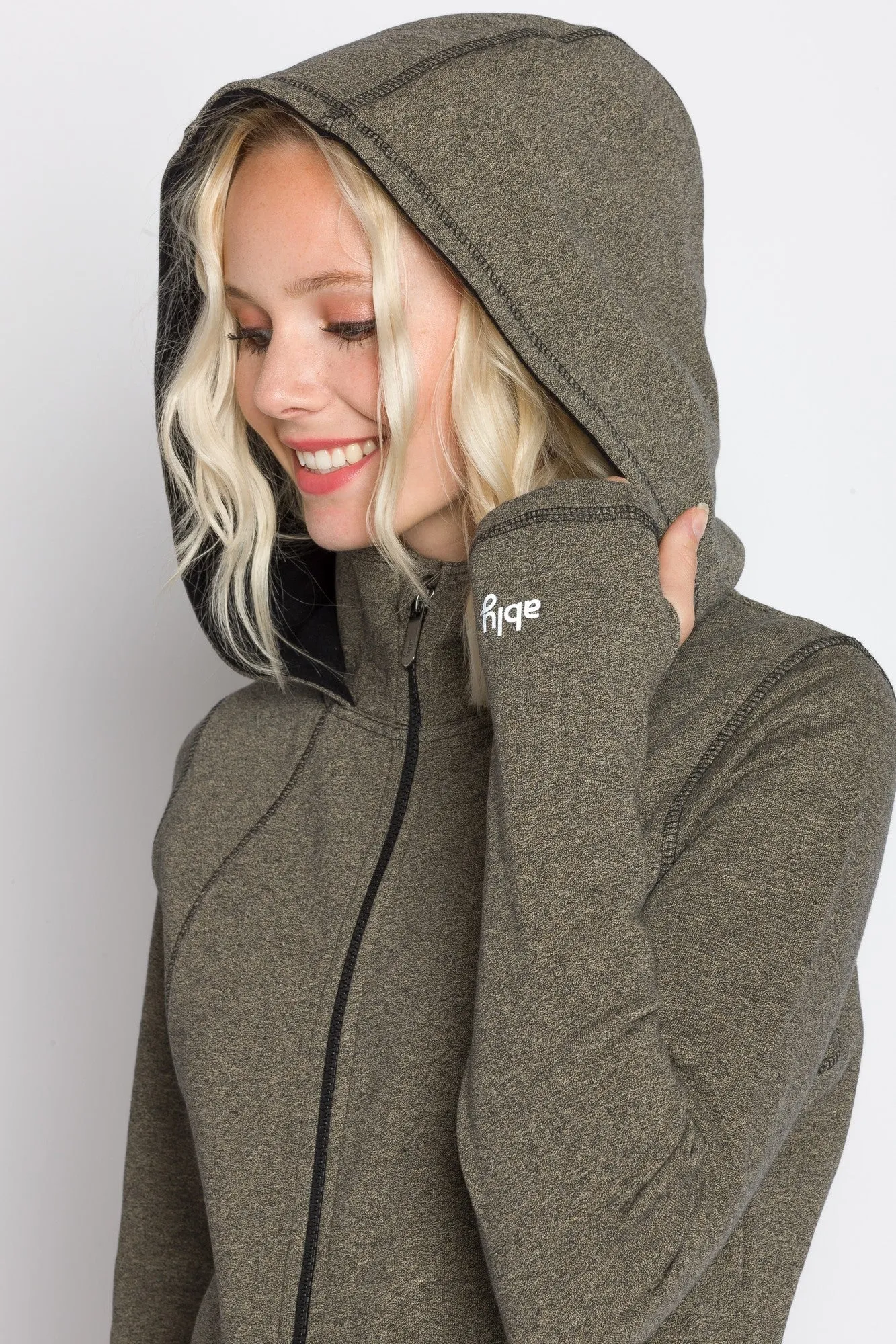 Alice | Women's Full Zip Hooded Long Coat