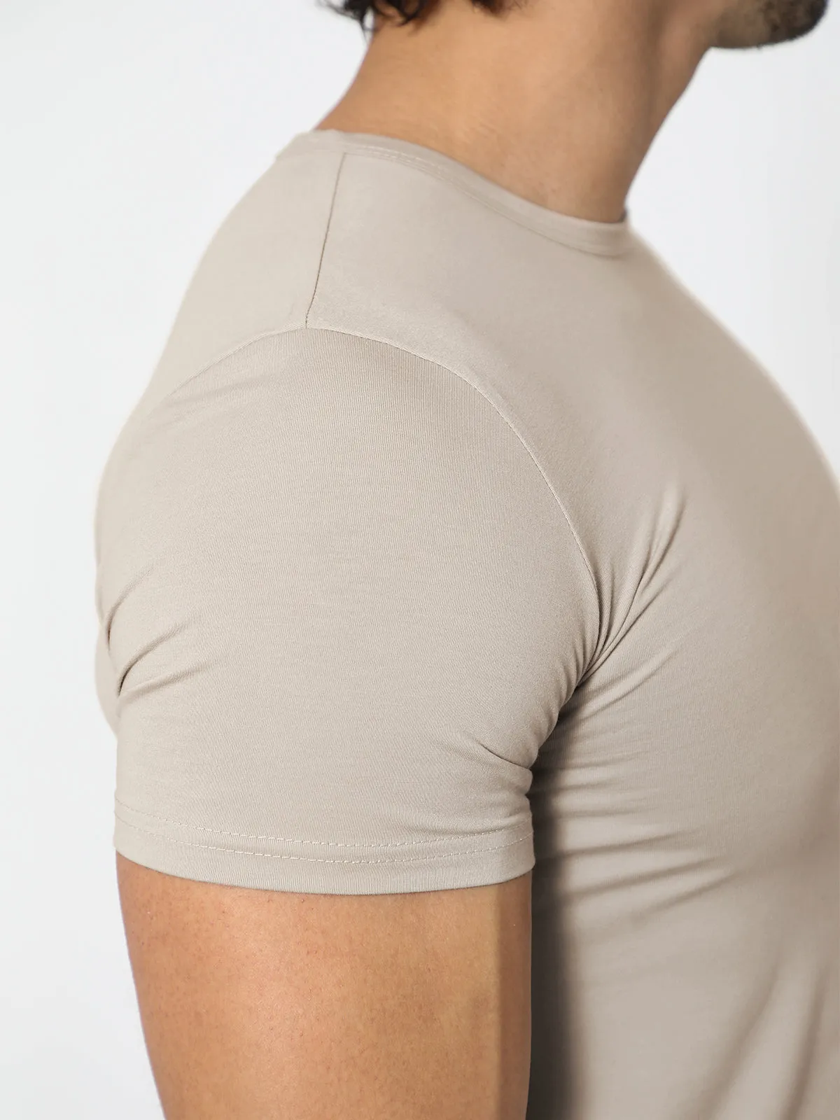 All Day Elite Curve-Hem Tee Stretch Short Sleeve