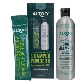 ALZOO Concentrated Shampoo Powder Kit for Dogs