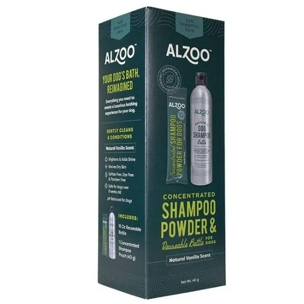 ALZOO Concentrated Shampoo Powder Kit for Dogs