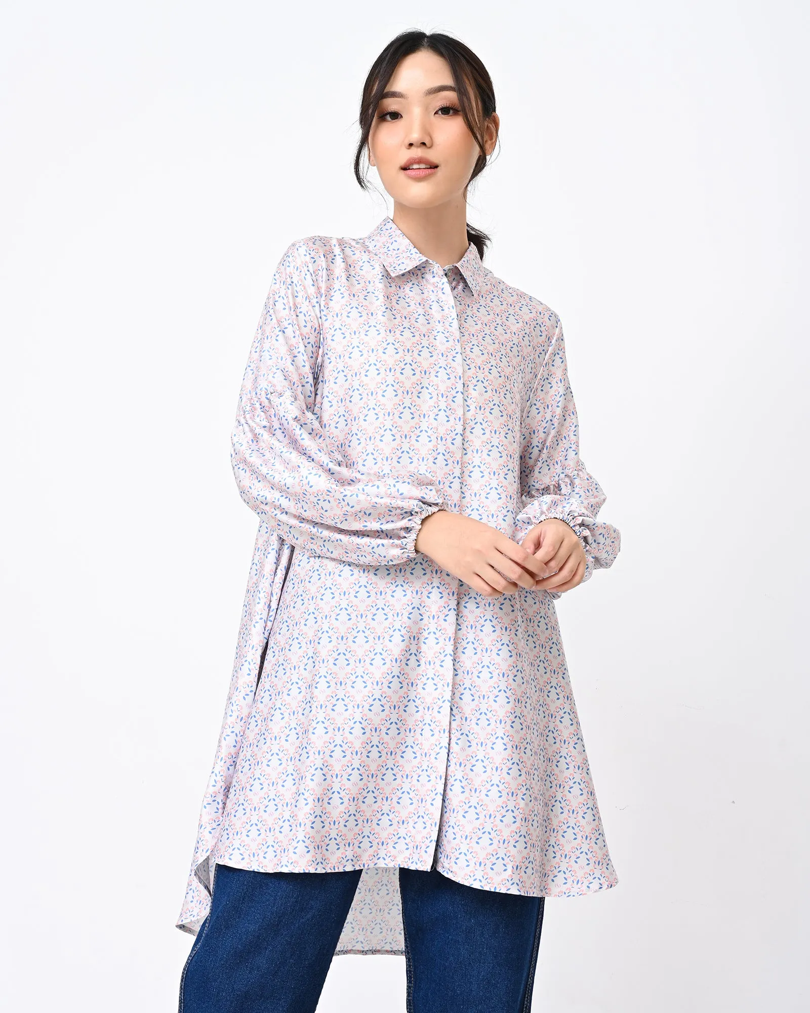 AMEL SATEEN TUNIC