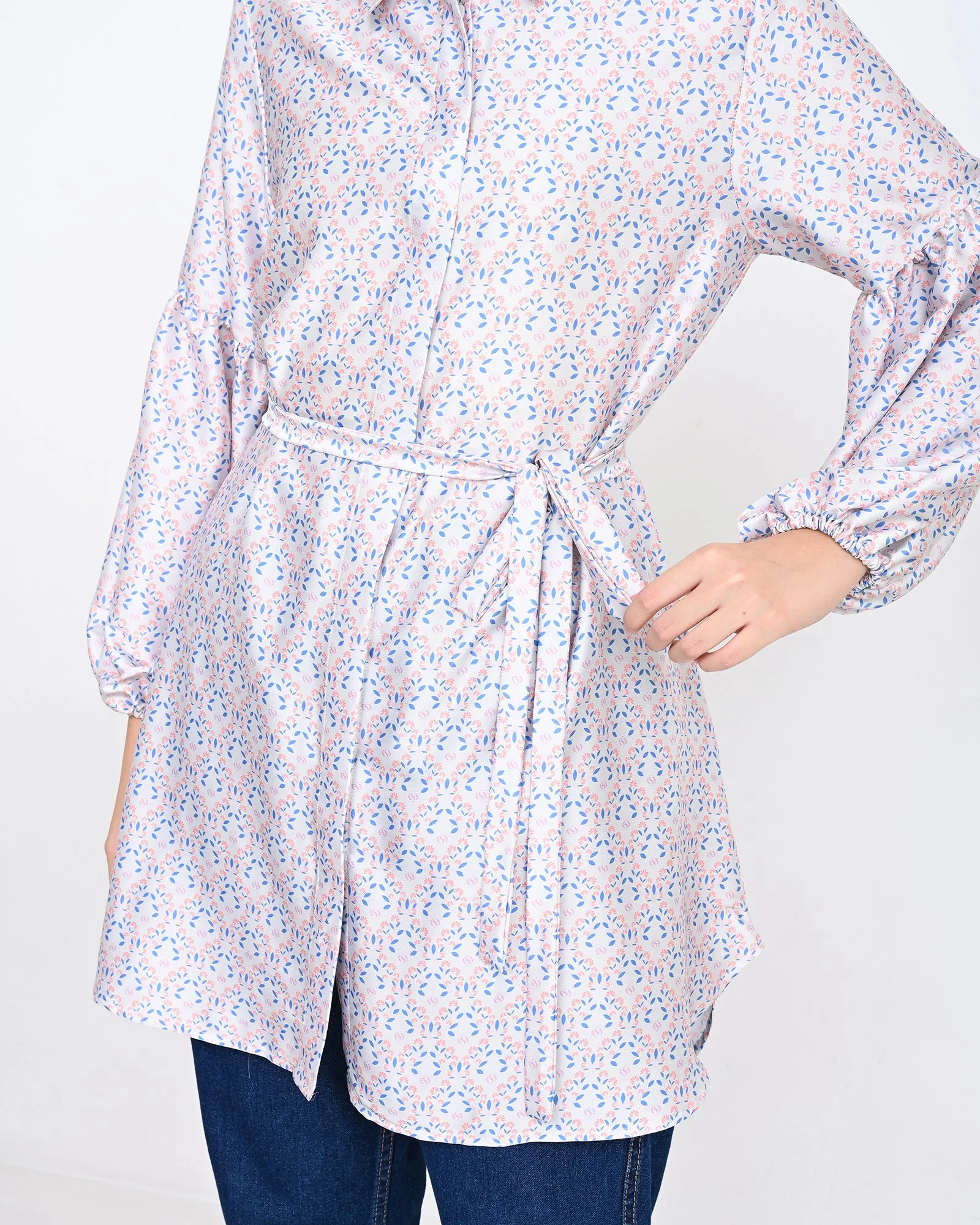 AMEL SATEEN TUNIC