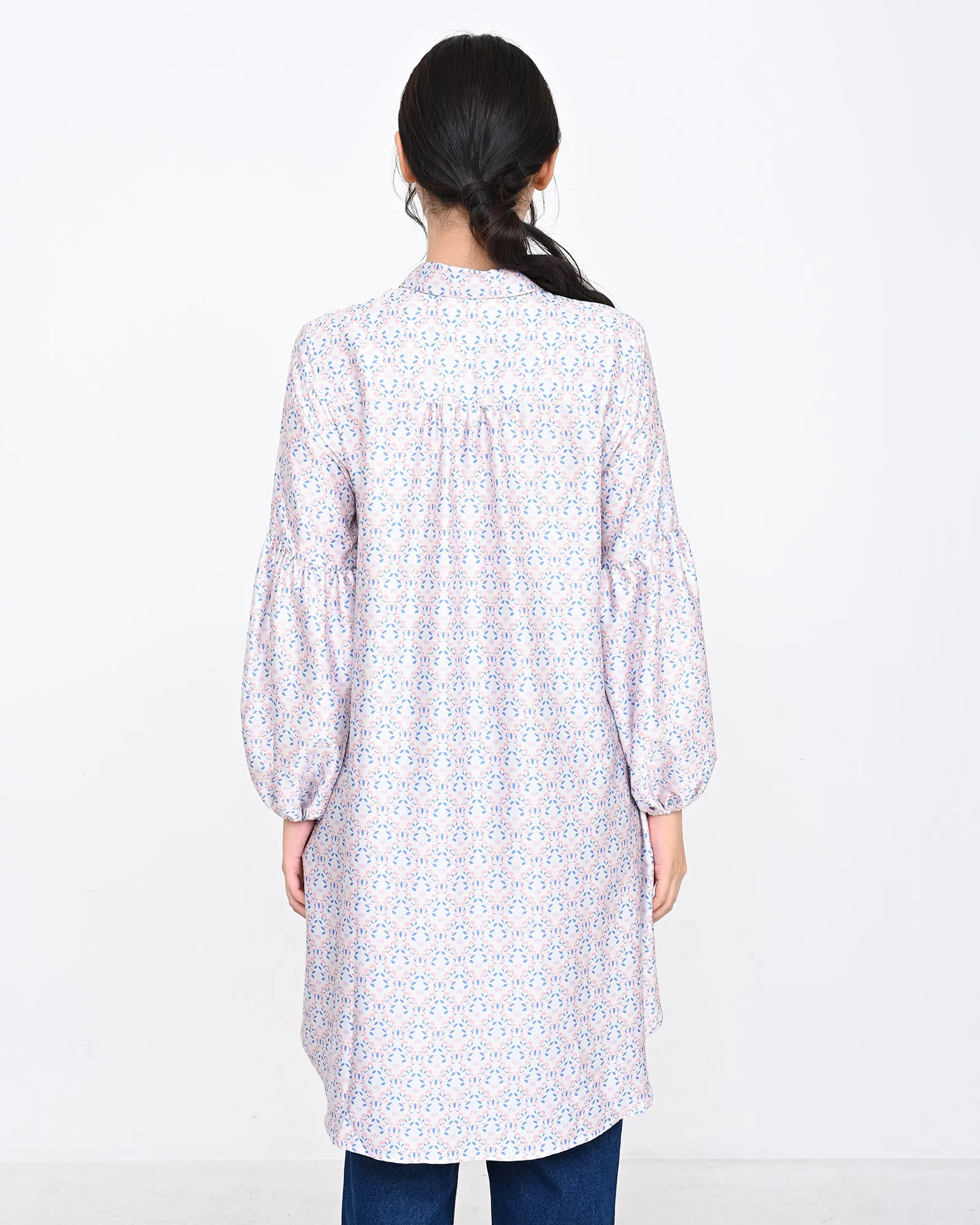 AMEL SATEEN TUNIC