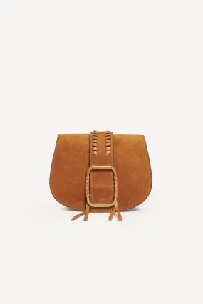 BA&SH - TEDDY SHOULDER BAG COGNAC SMALL