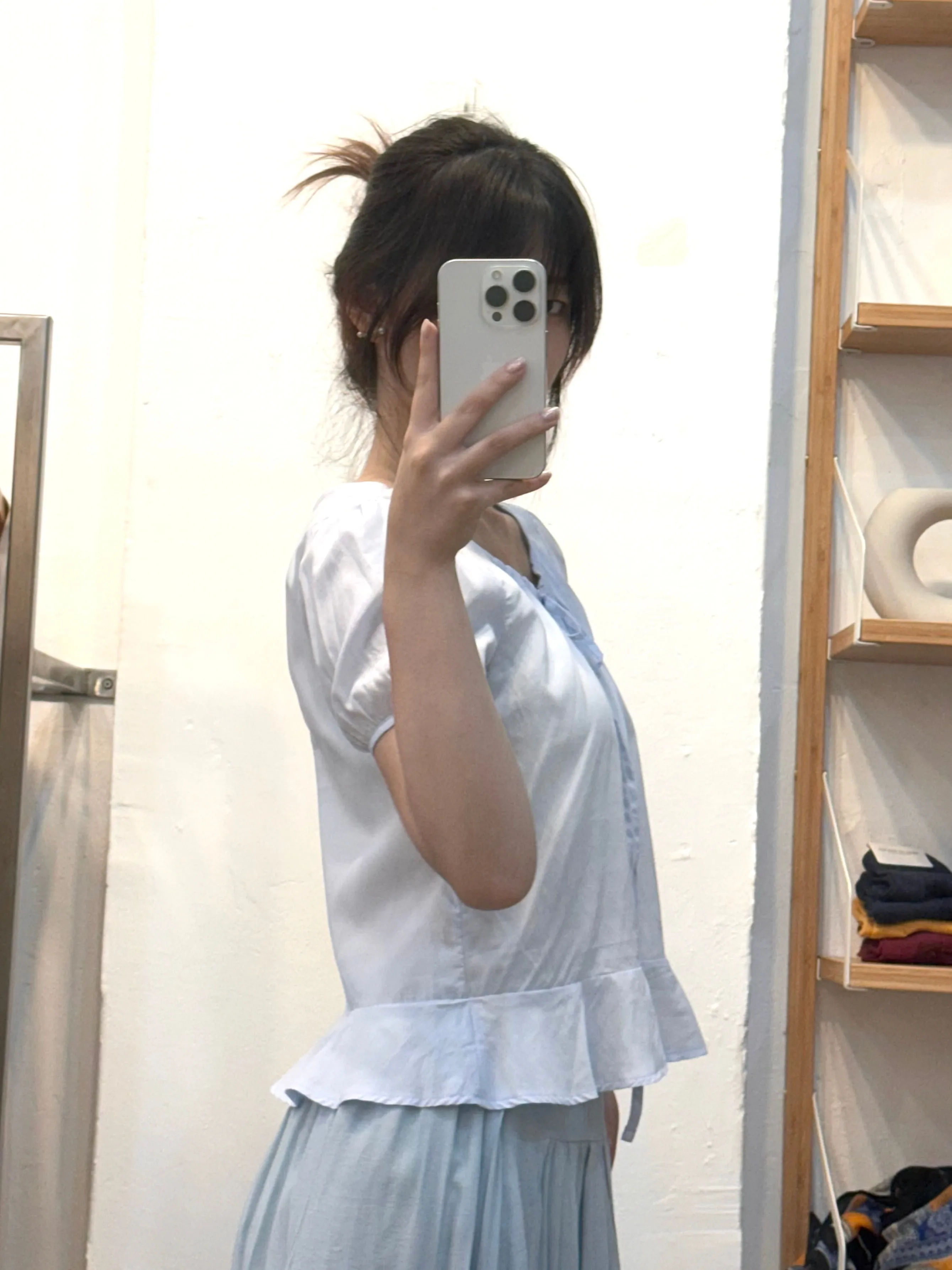 Baby Blue Easy Casual Shirt