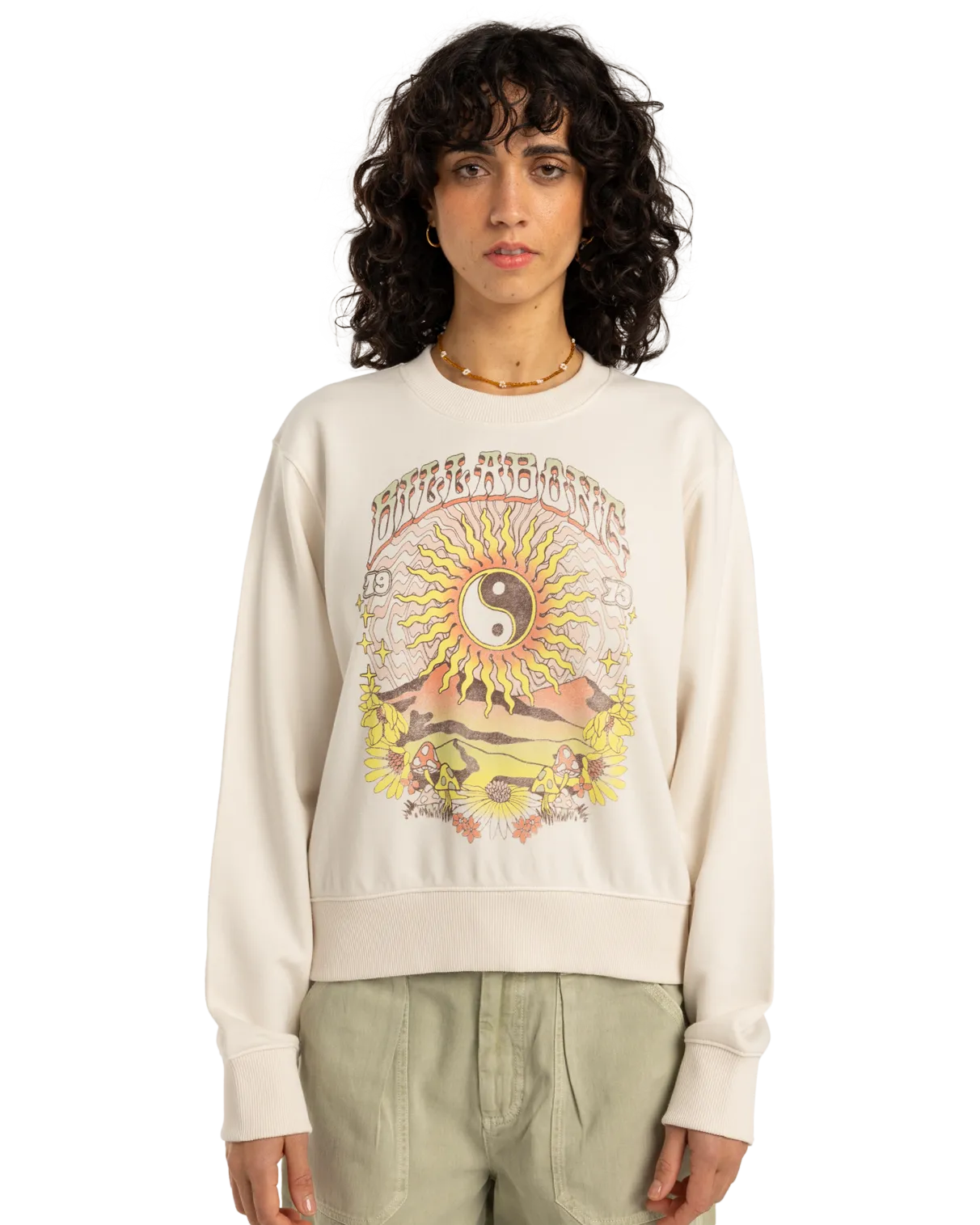 Balanced Out Sweatshirt in Salt Crystal