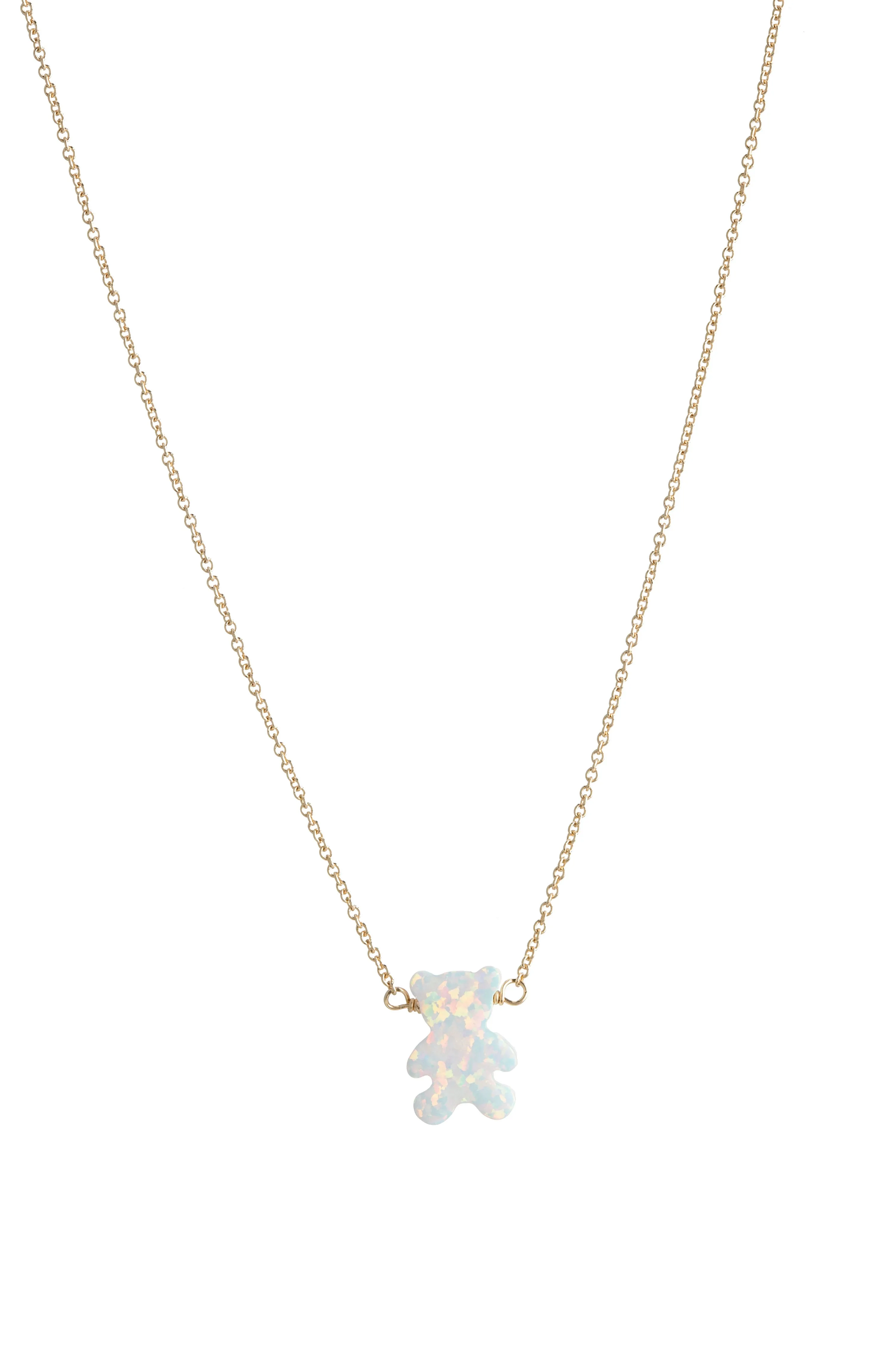 bara boheme | "TEDDY BEAR" Opal Necklace