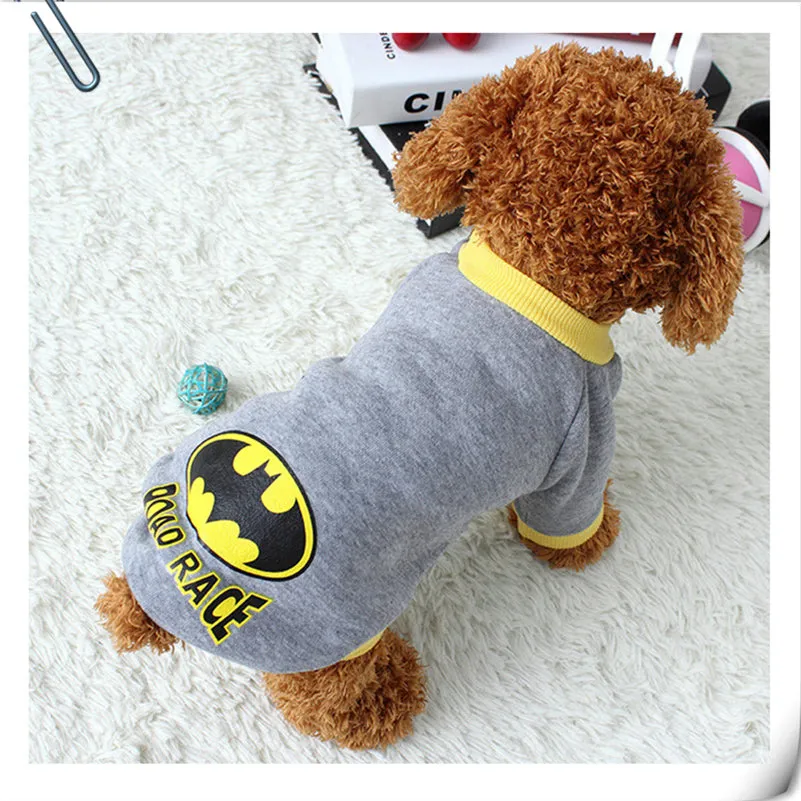 Batman Superhero Inspired Vest Costume Winter Dog Sweatshirt