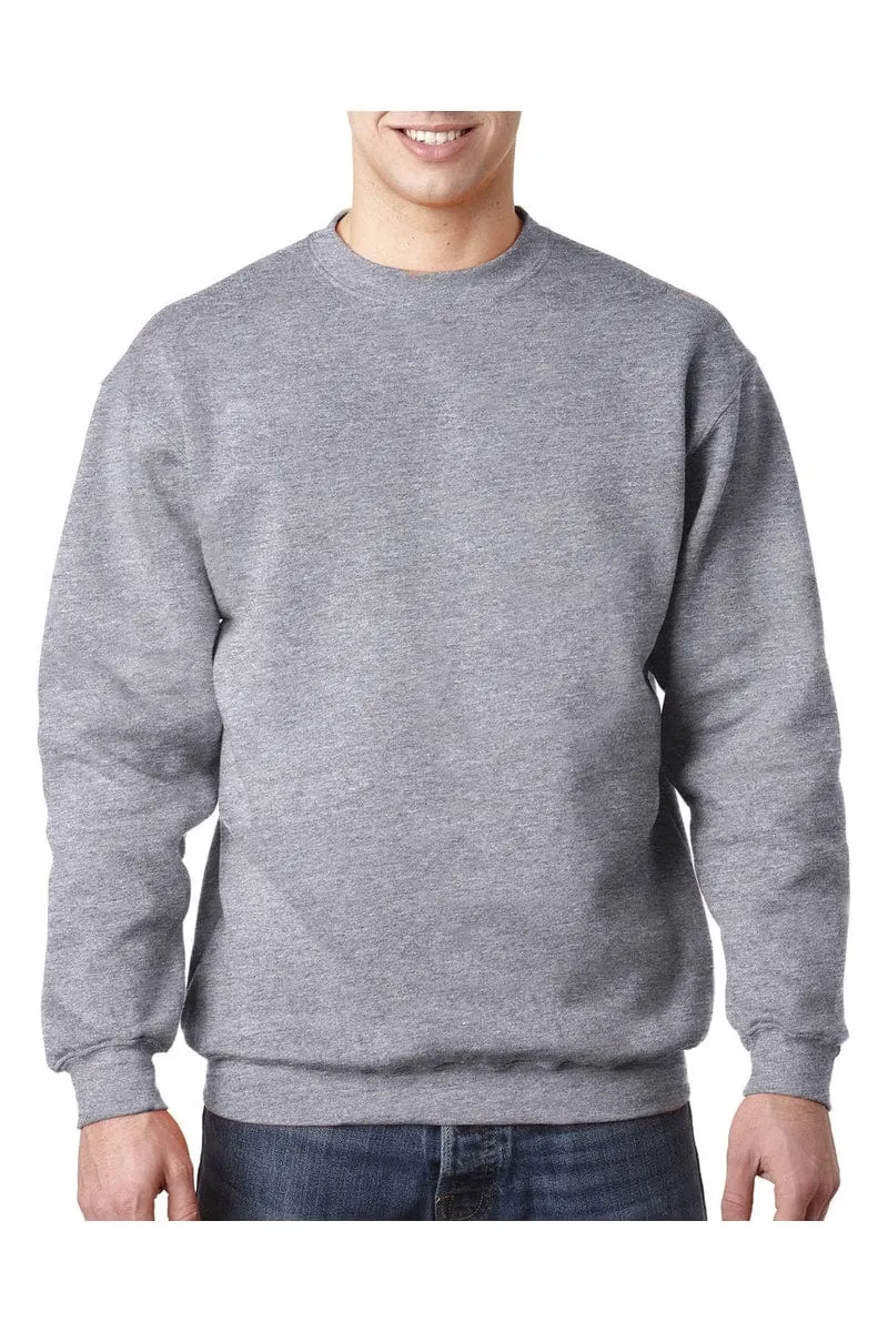 Bayside BA1102: Adult 9.5 oz., 80/20 Heavyweight Crewneck Sweatshirt