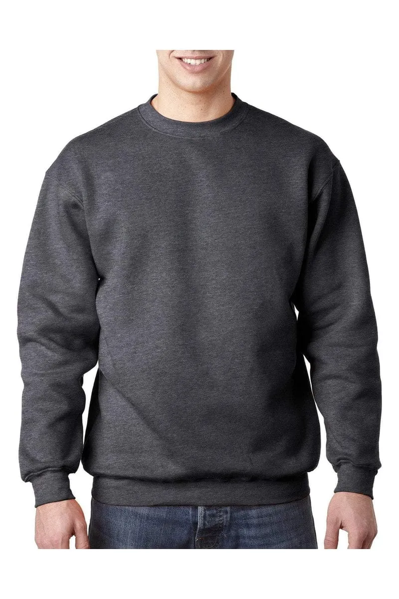 Bayside BA1102: Adult 9.5 oz., 80/20 Heavyweight Crewneck Sweatshirt