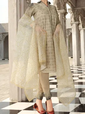 Beige 3 Piece Stitched - ALP-3PS-810