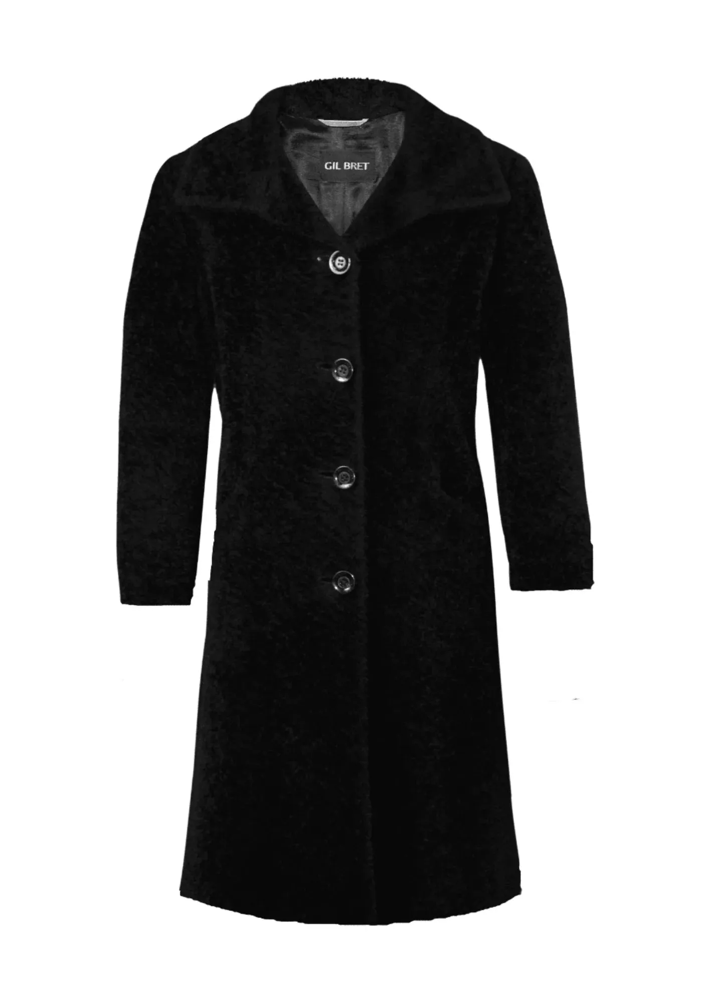 BLACK WOOL COAT