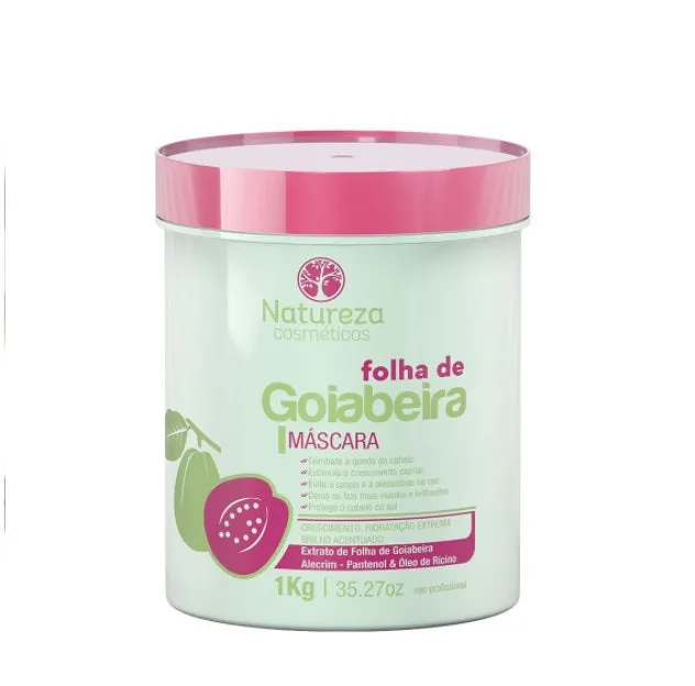 Brazilian Goiaba Guava Leaf Extreme Moisturizing Mask 1Kg - Natureza Cosmetics