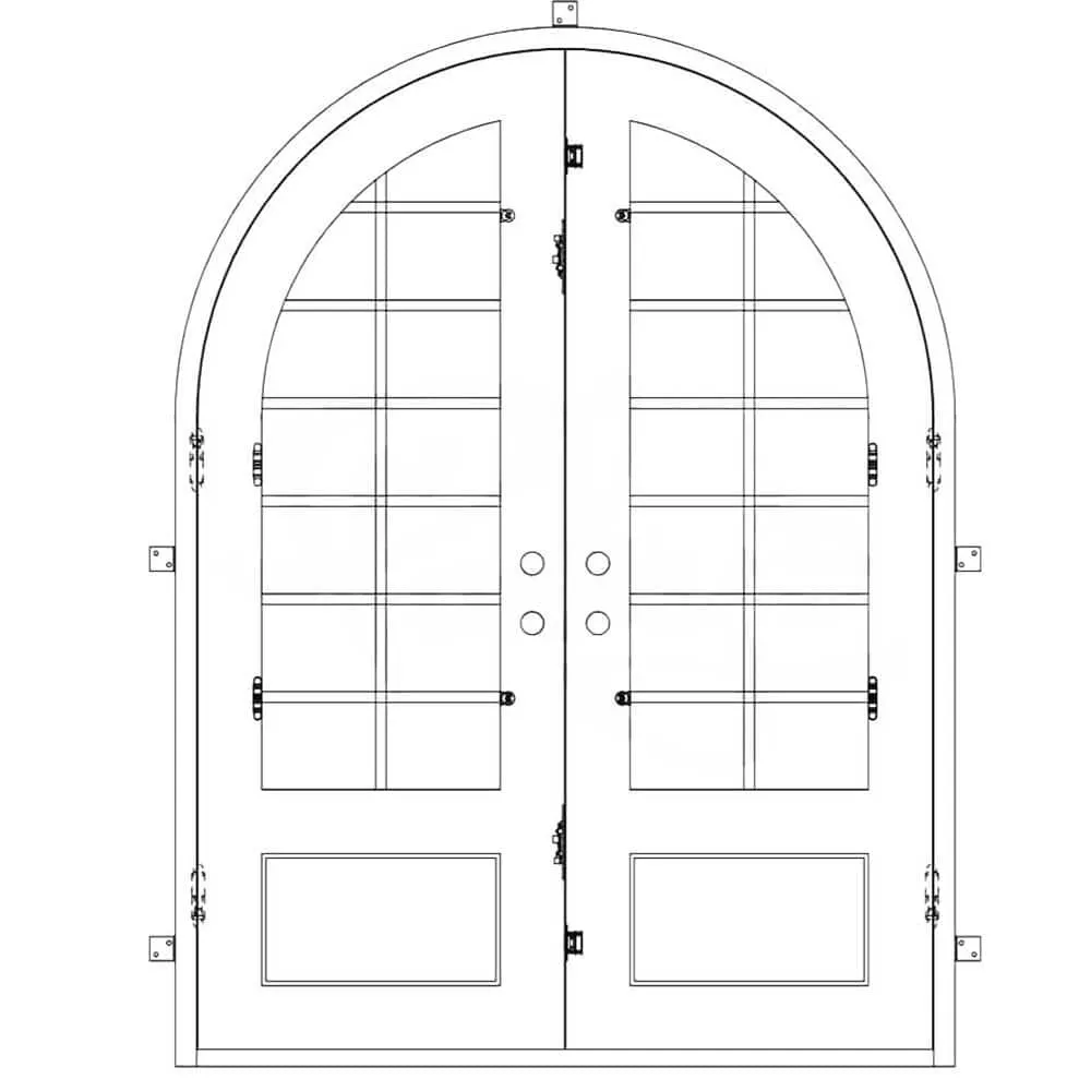 Bronx with Thermal Break - Double Full Arch | Standard Sizes