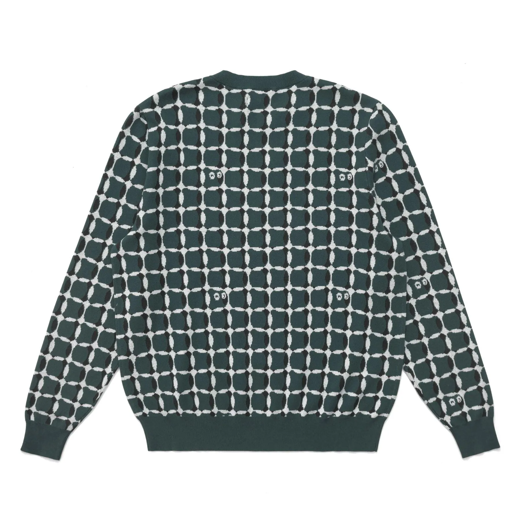 Buckets Weave Crew Neck Bistro Green - SU24