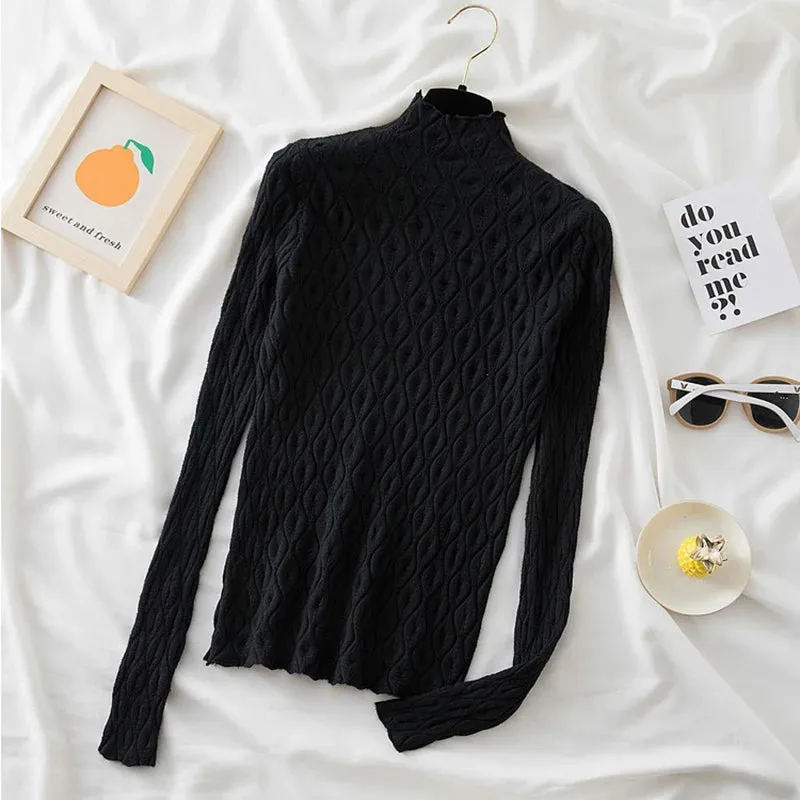 Cashmere Turtleneck Women Sweaters