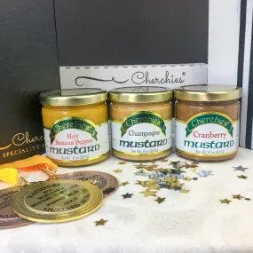 Cherchies Set of 3 Mustards Gift Collection