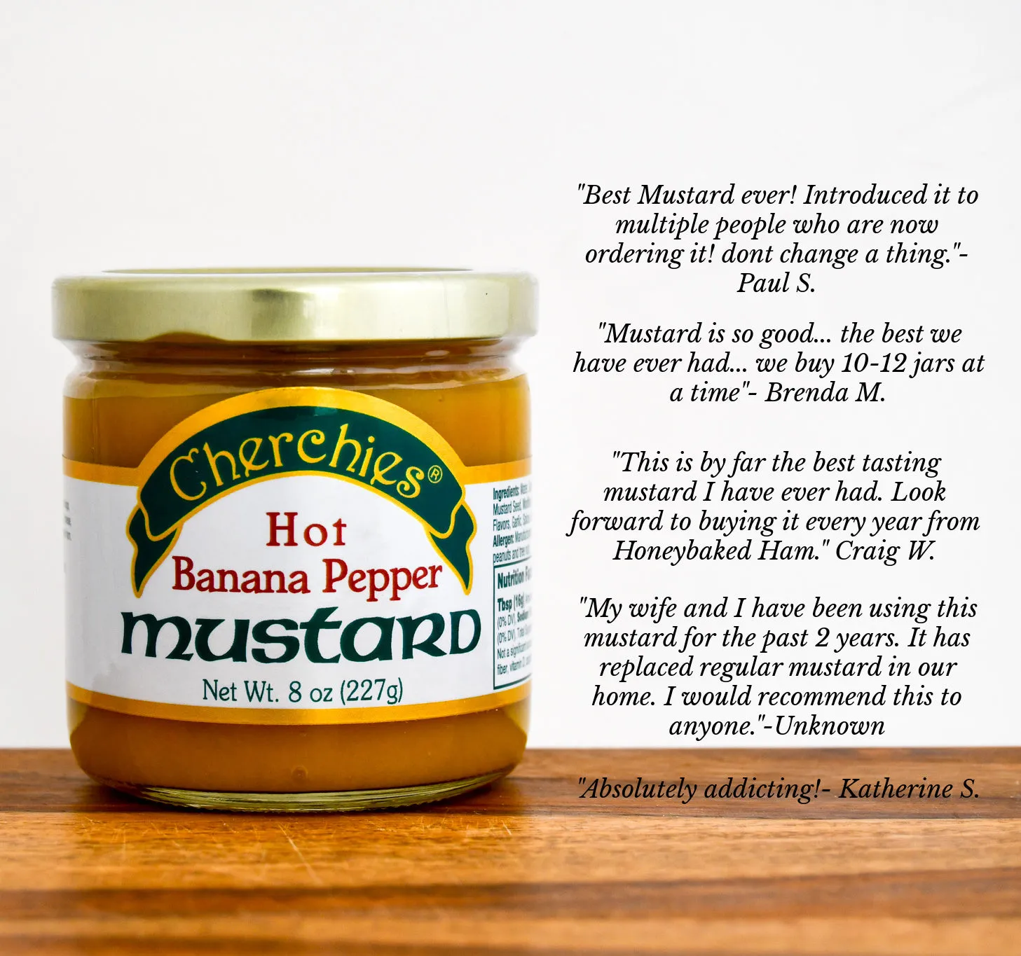 Cherchies Set of 3 Mustards Gift Collection