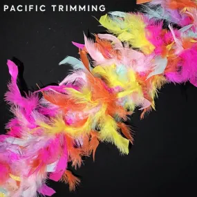 Colorful Chandelle Boa Feather Trim