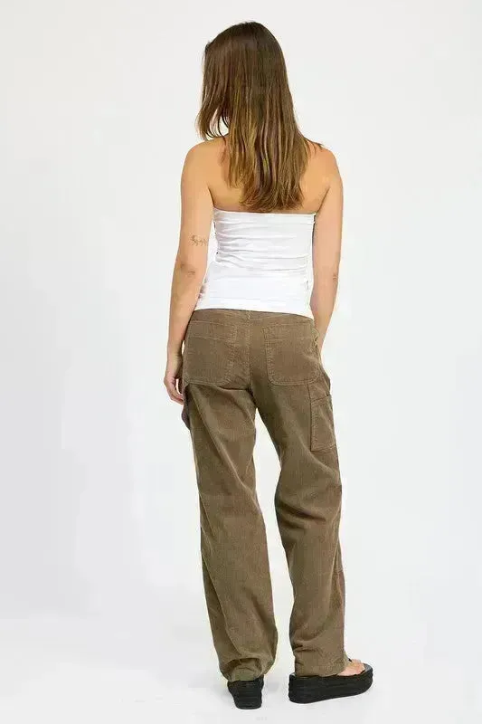 Corduroy Pants with Pockets