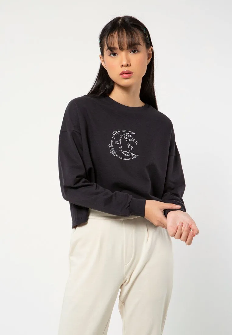 Crop Long Sleeves Sweater