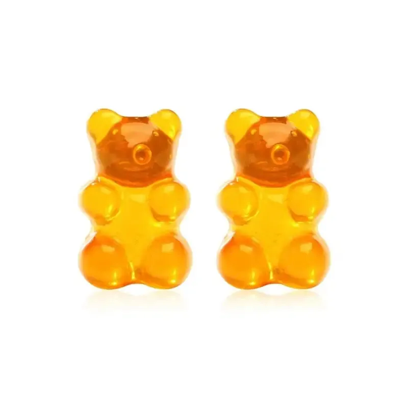 Cute Jelly Bear Stud Earrings