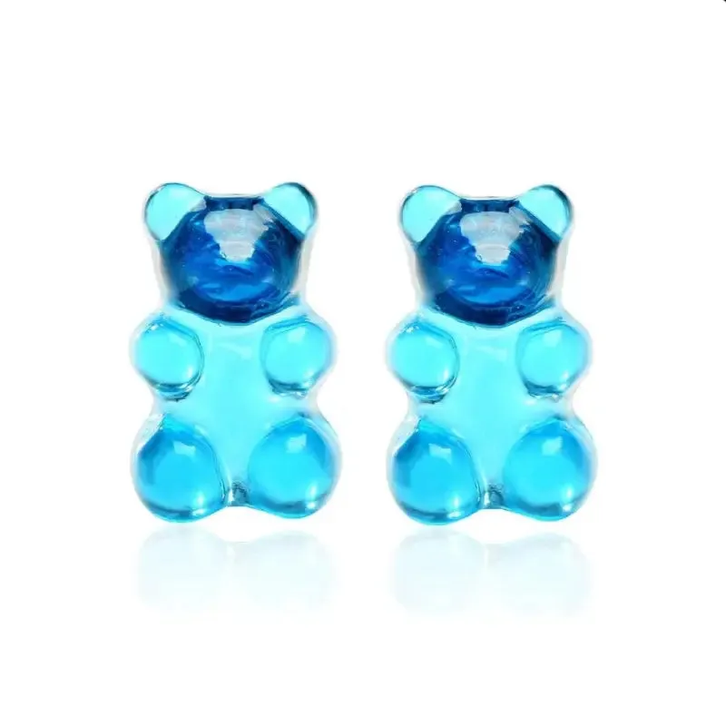 Cute Jelly Bear Stud Earrings