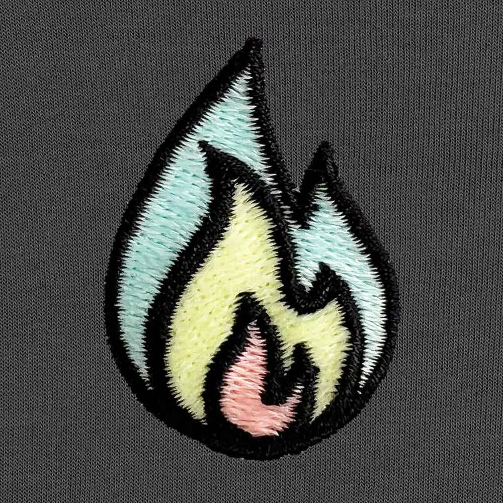 Dalix Fire Crewneck Sweatshirt (Glow in the Dark)