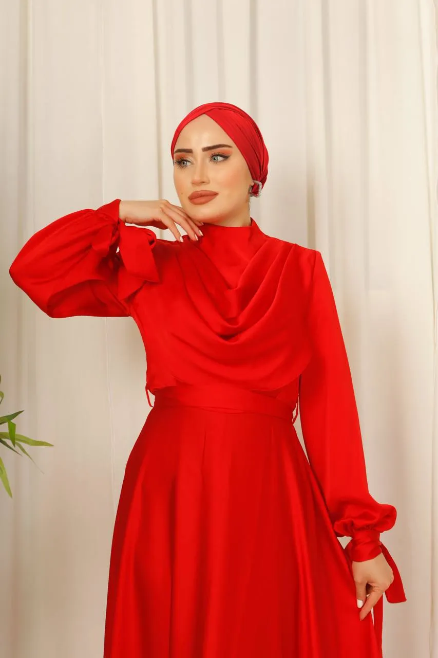 DMN Satin Layer Dress