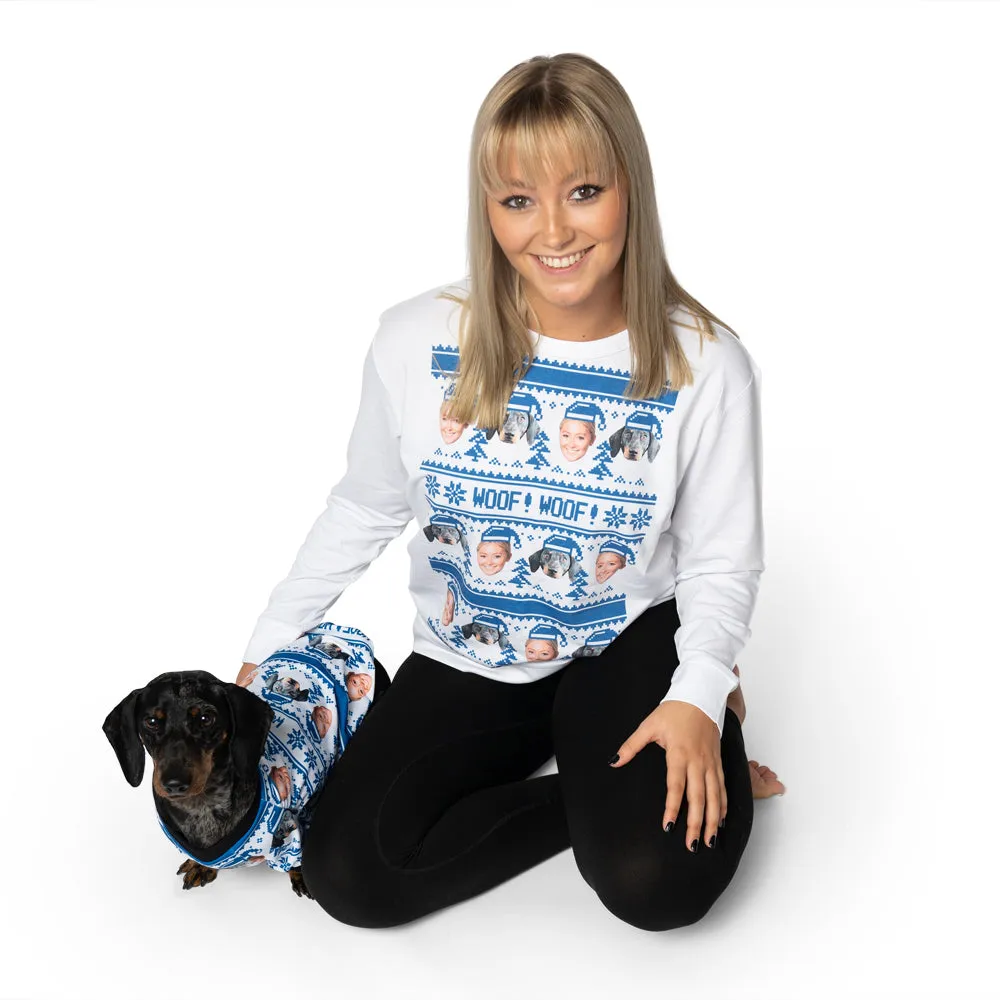 Dog & Owner Woof Woof Sweatshirt Set