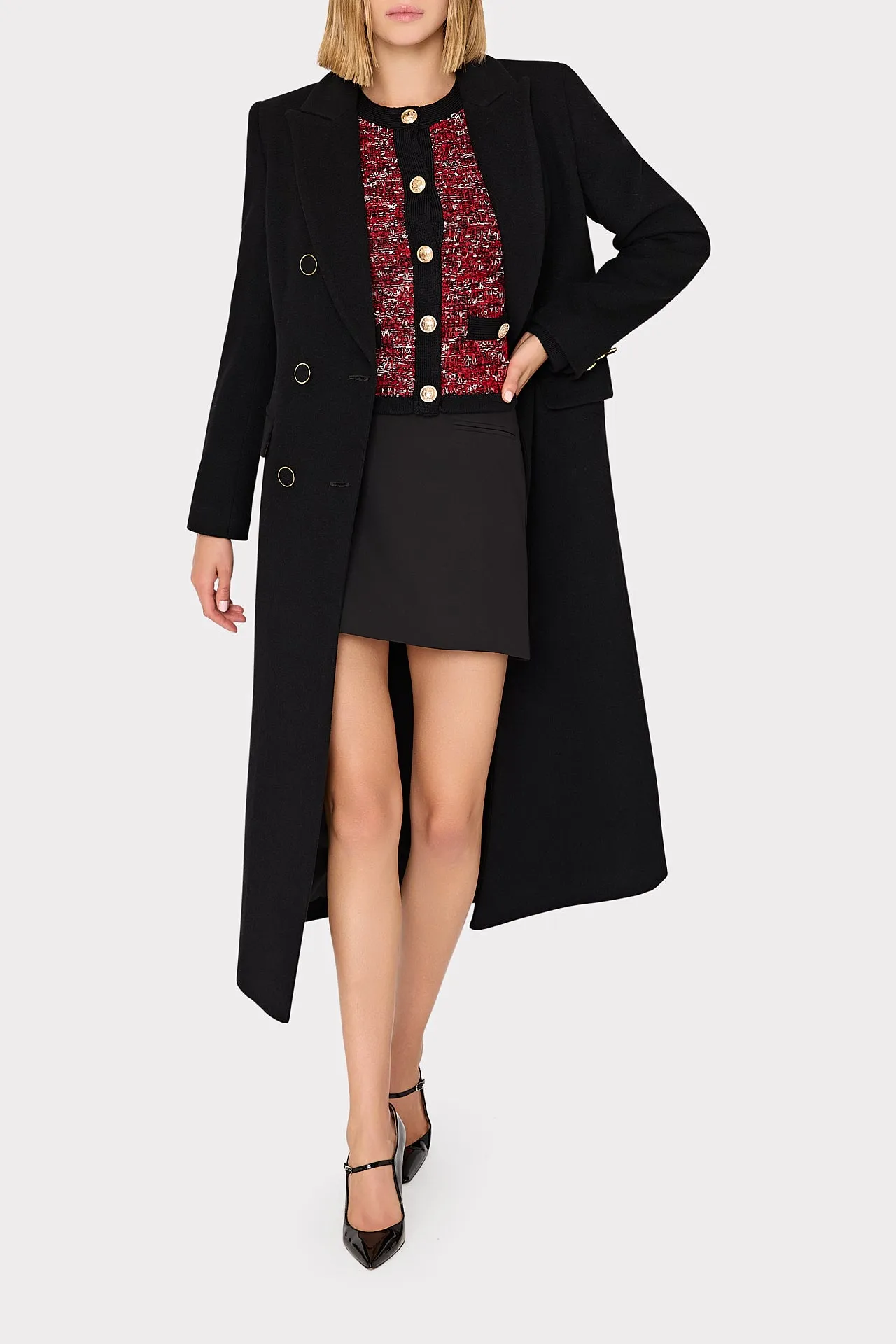 Double Breasted Wool Coat