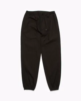 Elastic Track Trouser - Black Grid