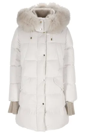 Elegant White Women's Coat