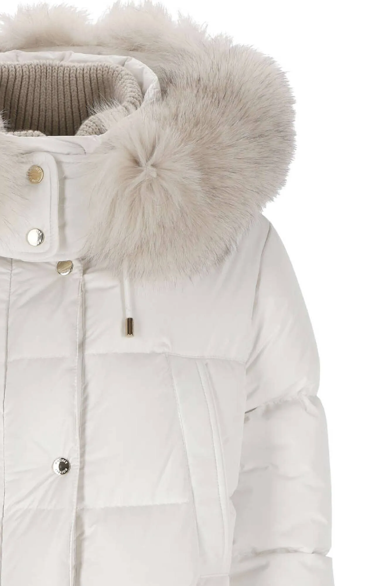 Elegant White Women's Coat