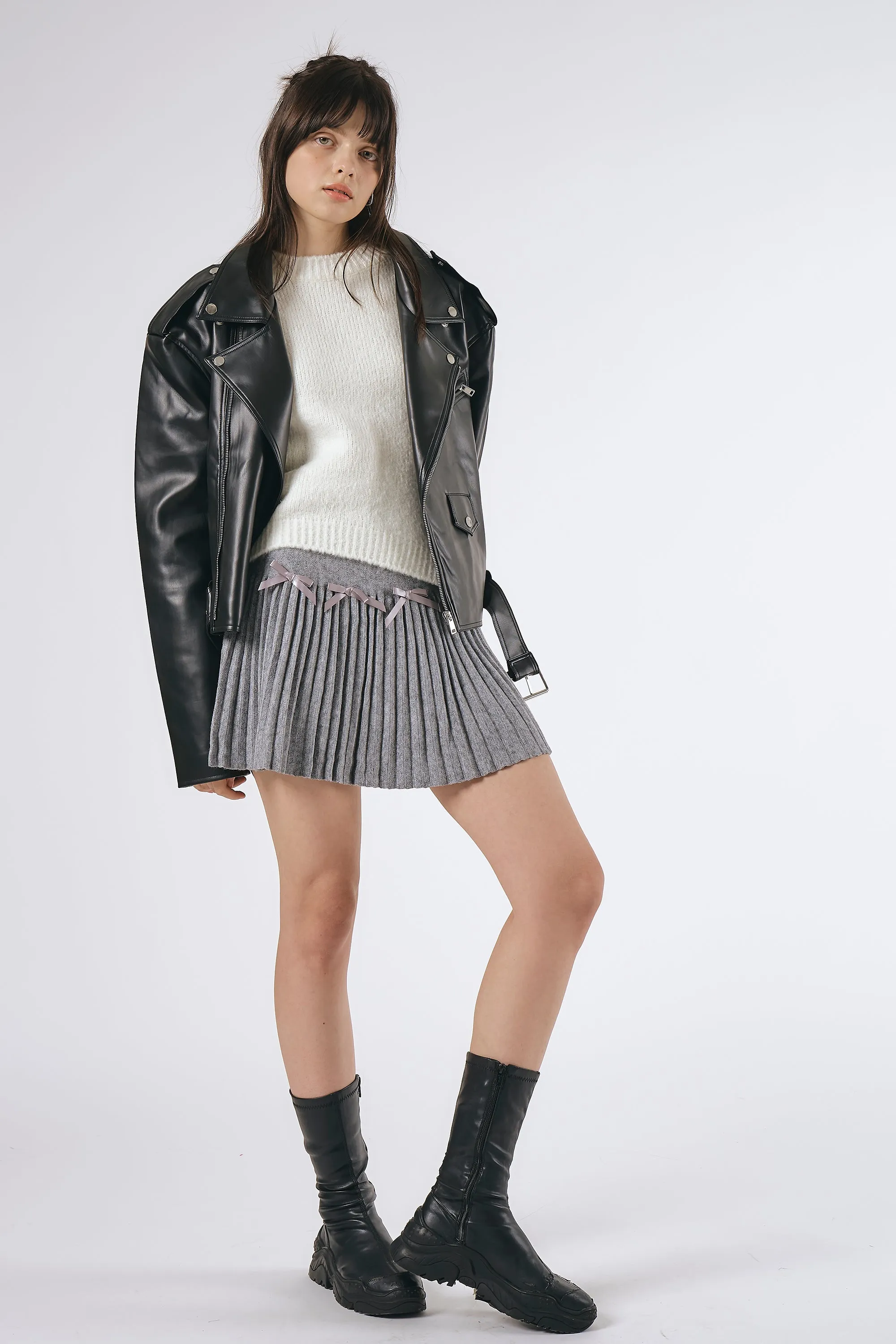 Elia Knitted Mini Skirt