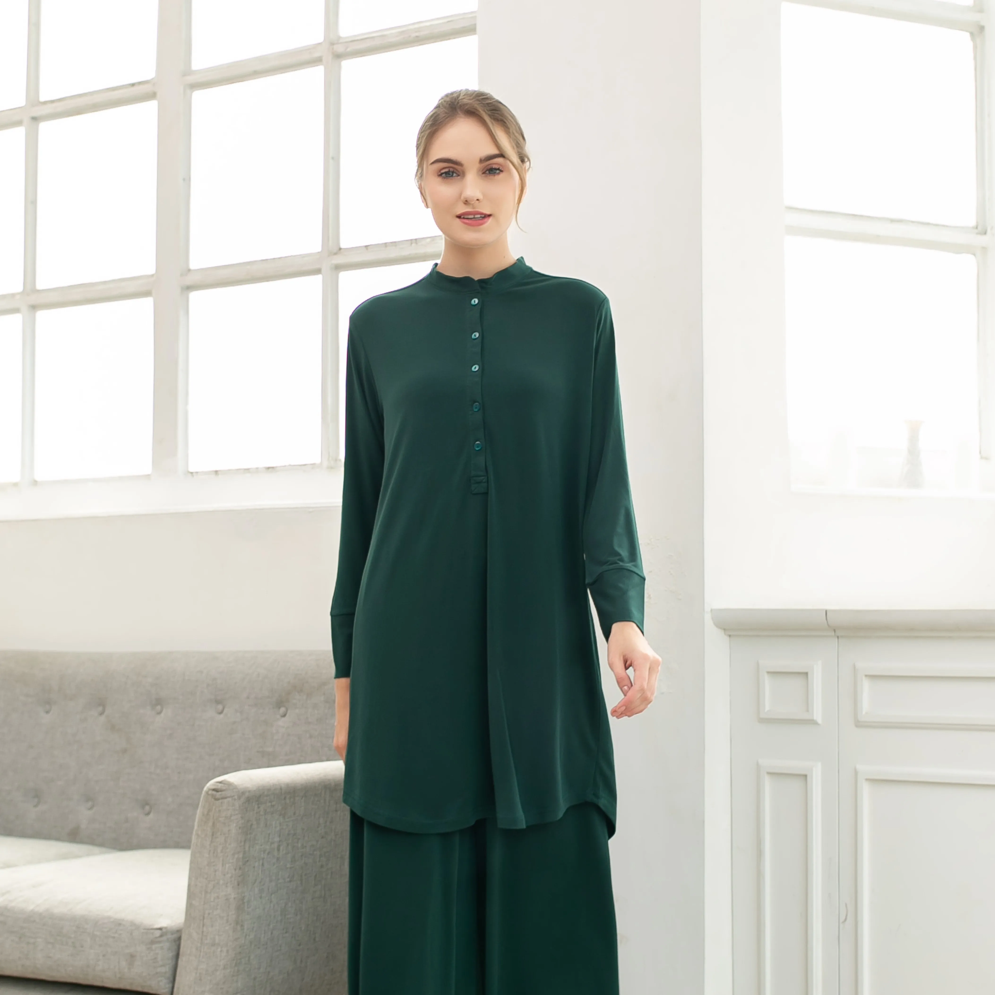 Ellis Tunic - Dark Green