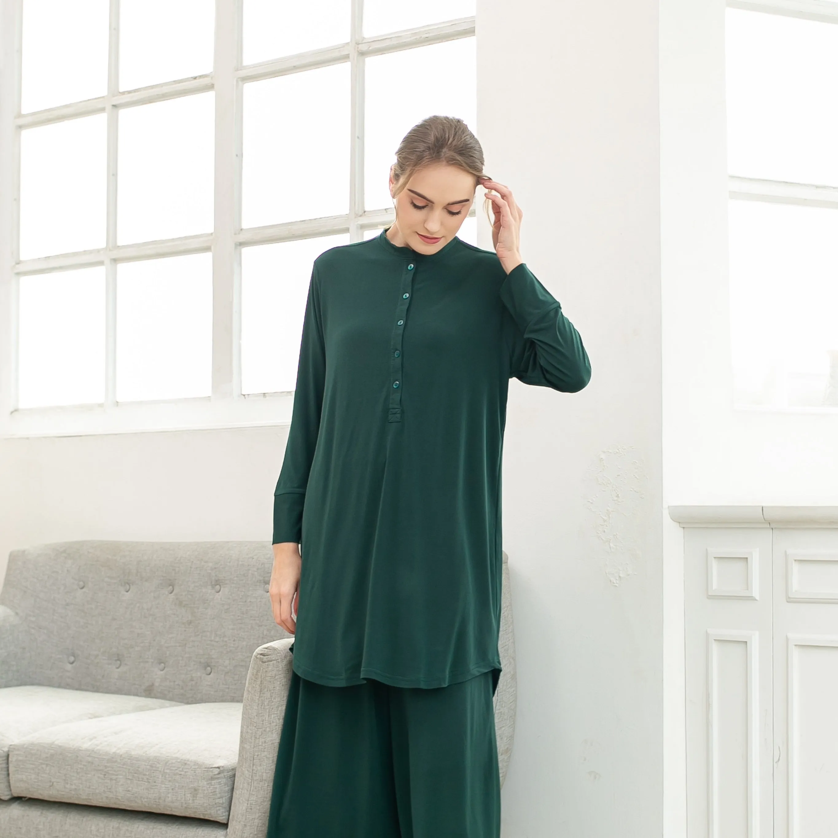 Ellis Tunic - Dark Green