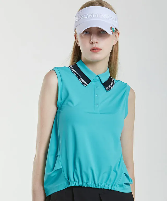 Ergo Patch Collar Sleeveless - T/Blue