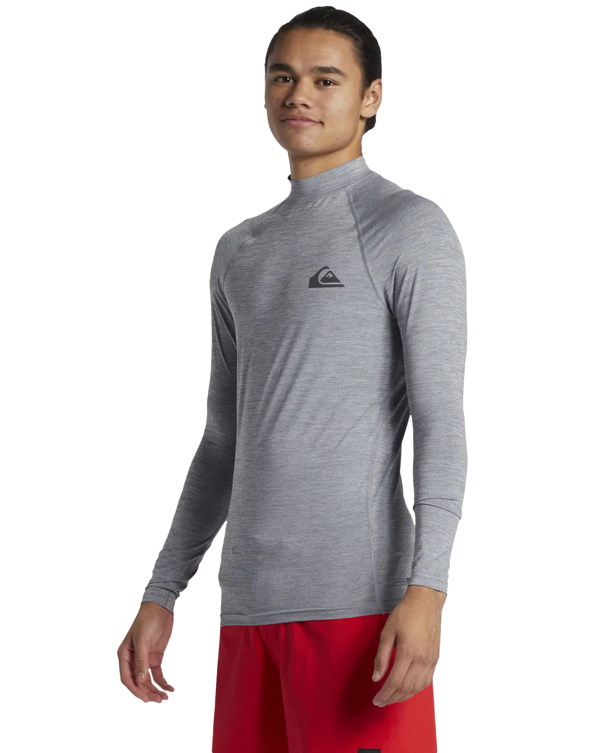 Everyday Long Sleeved Rash Vest in Quarry Heather