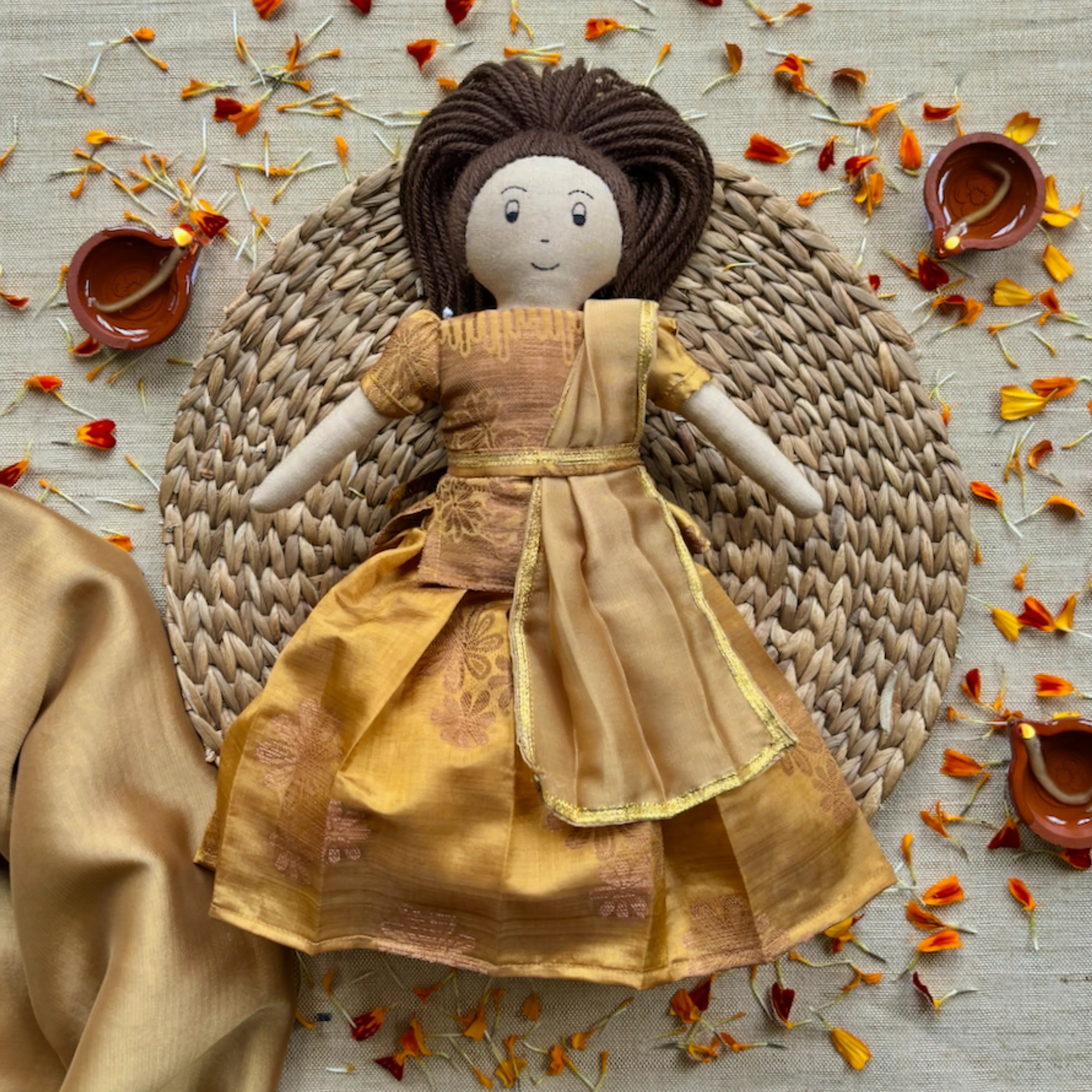 Fabric Dolls, Festive Pack, Deepika