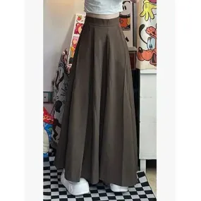 Faldas Mujer De Moda Black Skirts Women's Clothing High Waist Loose Summer Jupe Tunic Vintage Fashion Korean Long Skirt